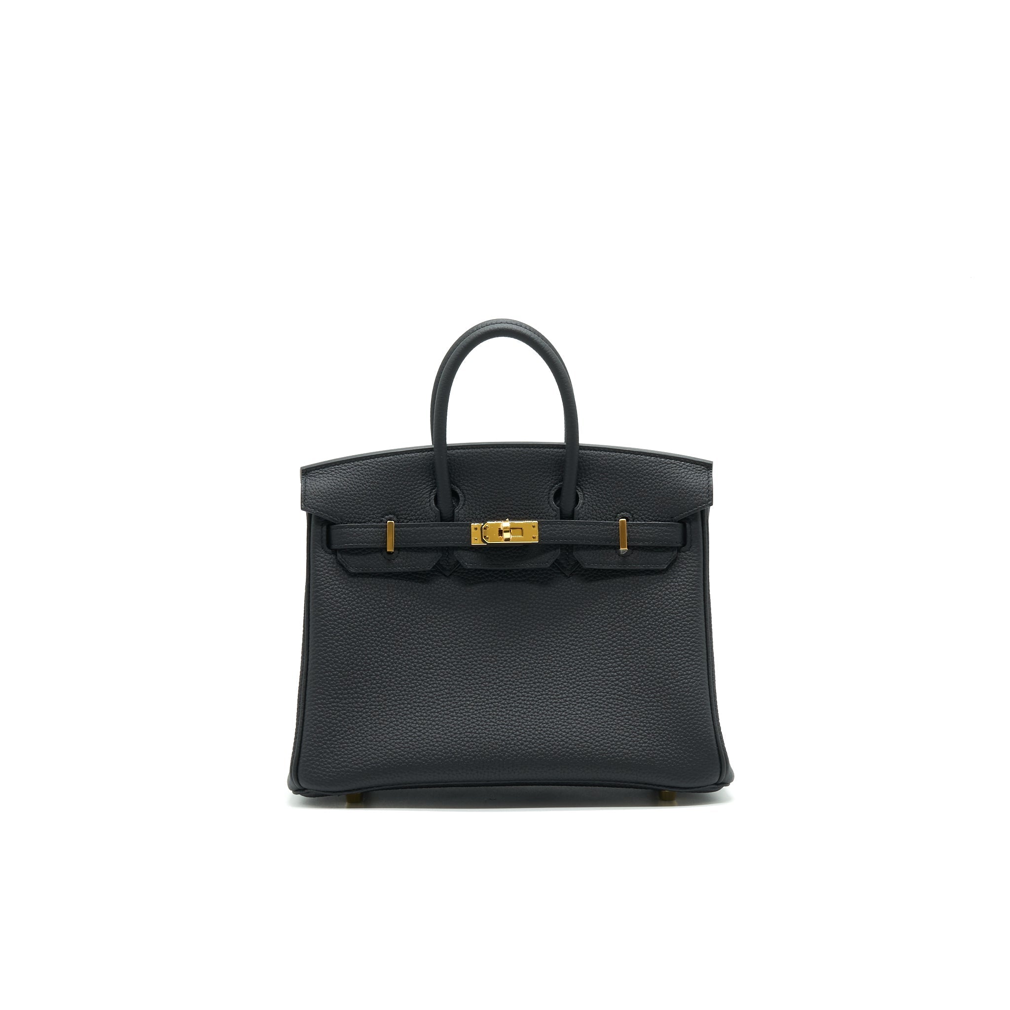 HERMES BIRKIN25 BLACK GHW