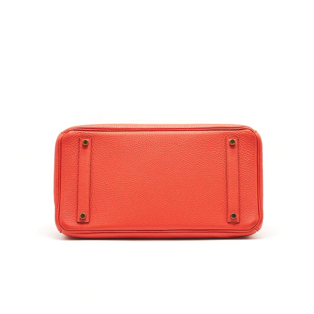 HERMES BIRKIN 35 9T CAPUCINE GHW TOGO LEATHER