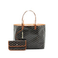 GOYARD SAINT LOUIS TOTE PM BROWN