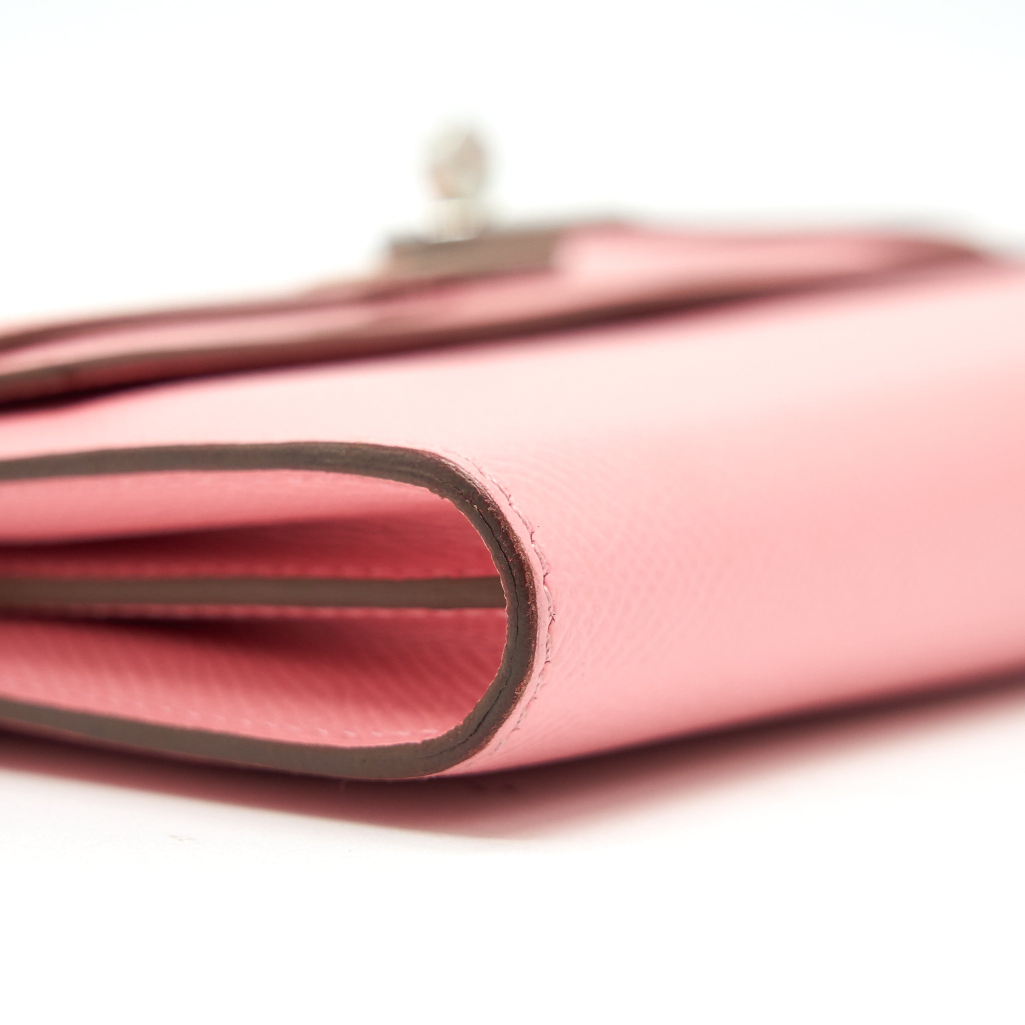 HERMES KELLY LONG WALLET PINK SHW