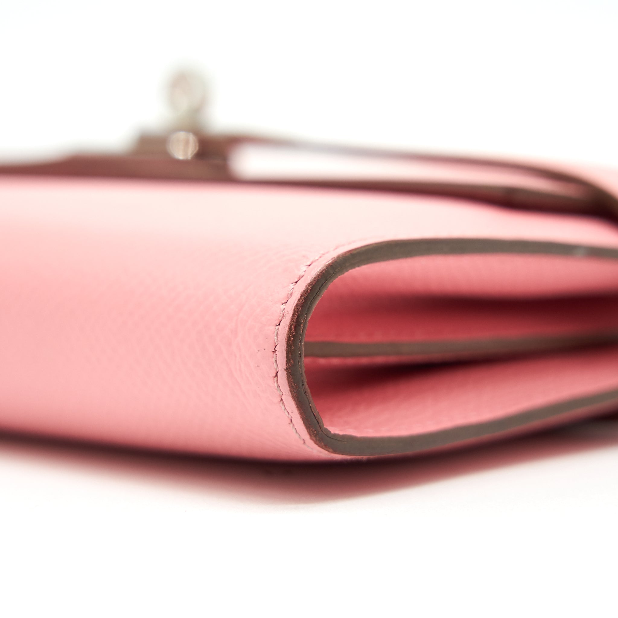 HERMES KELLY LONG WALLET PINK SHW