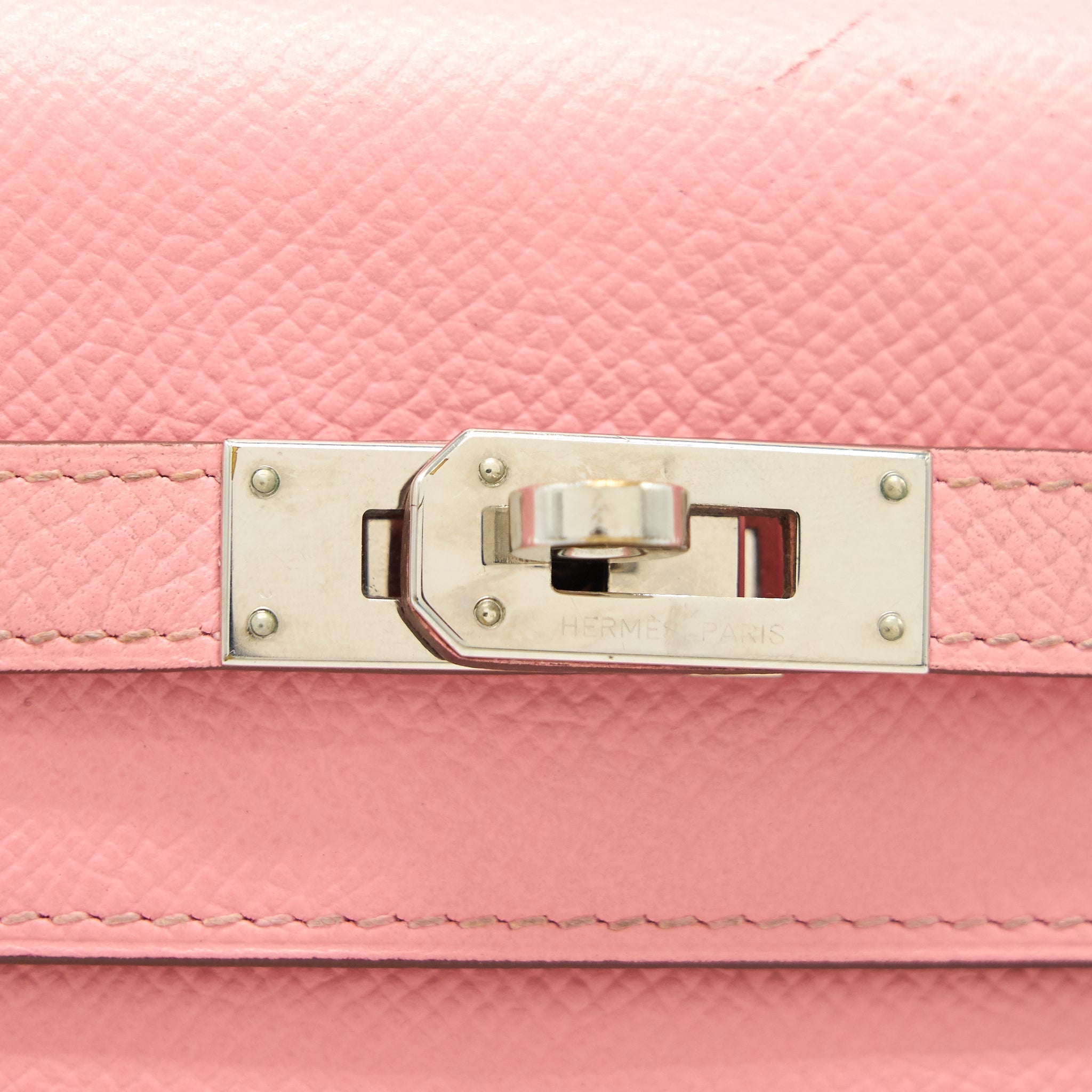 HERMES KELLY LONG WALLET PINK