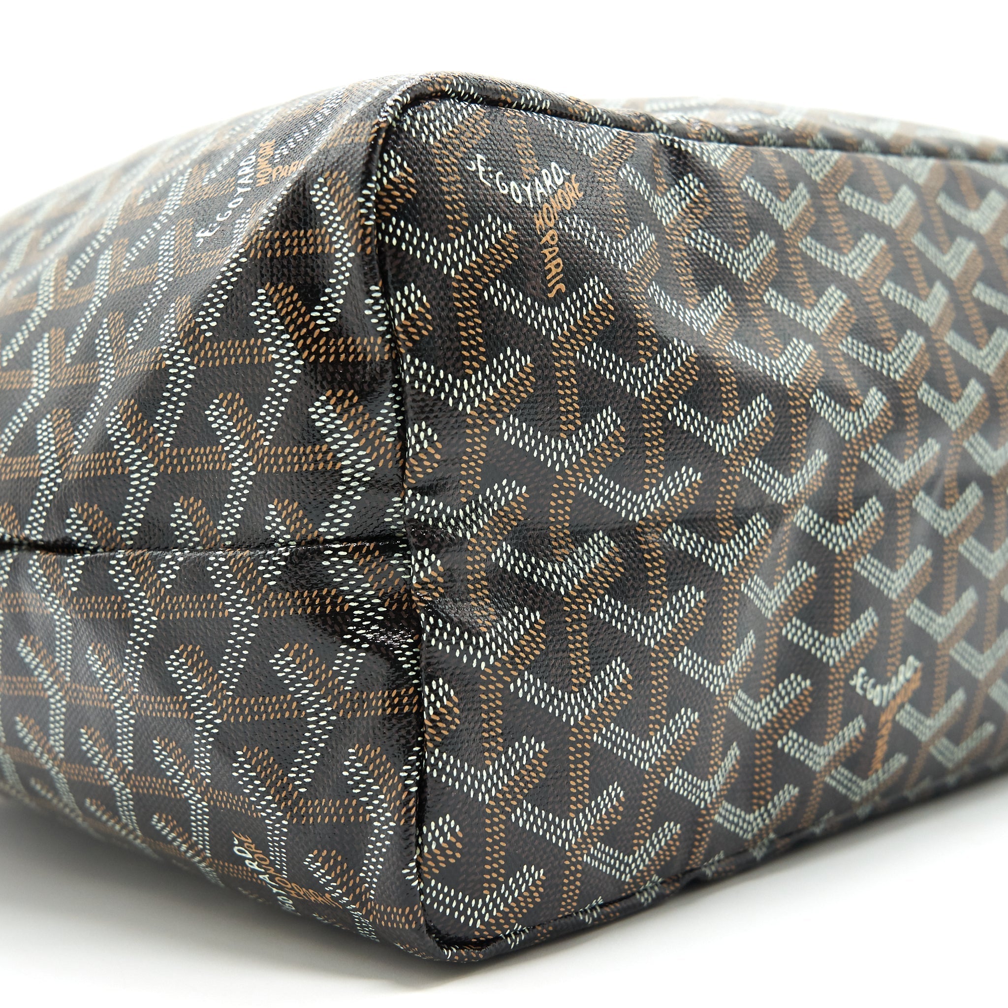 GOYARD SAINT LOUIS TOTE BAG PM BROWN