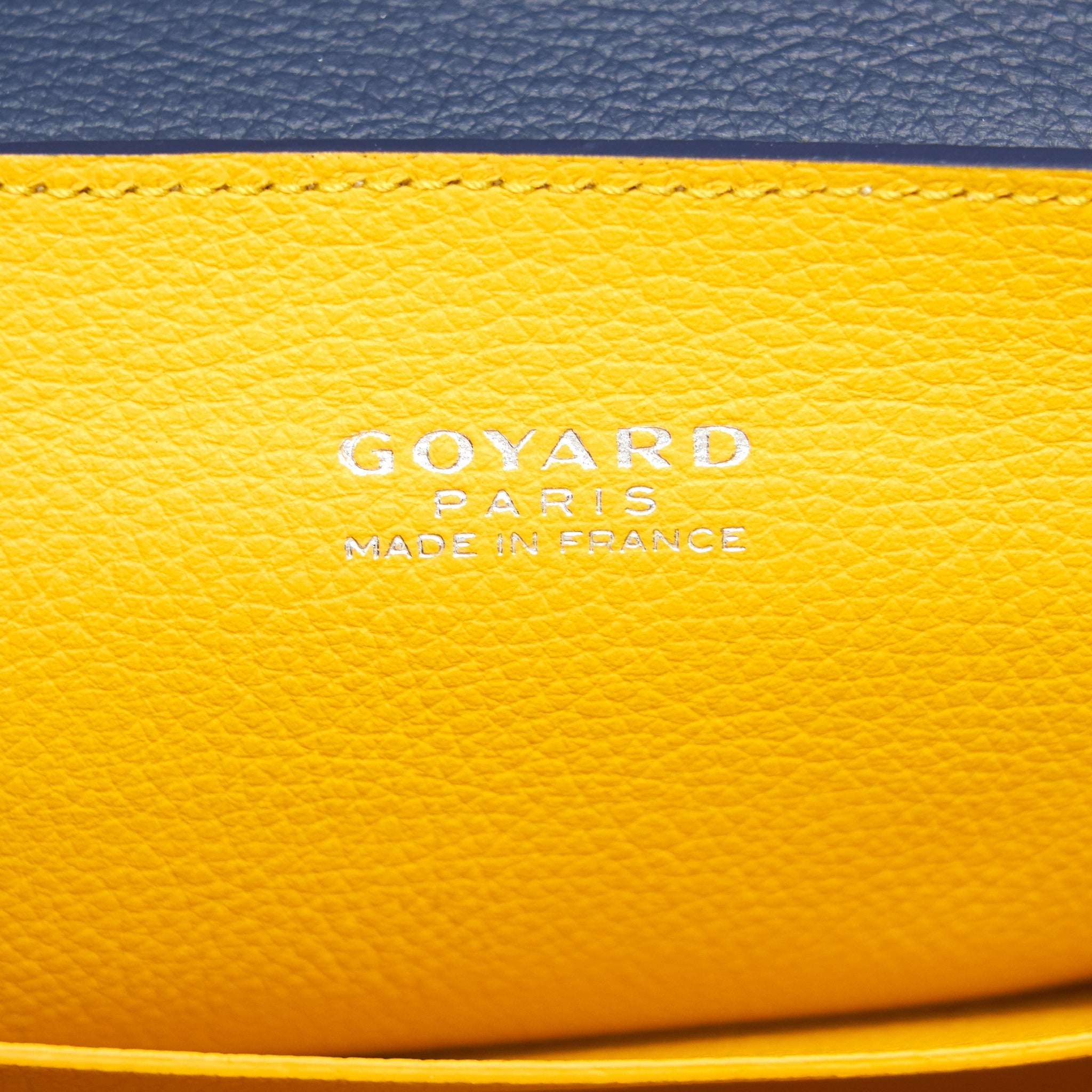 GOYARD MINI SAIGON BAG NAVY