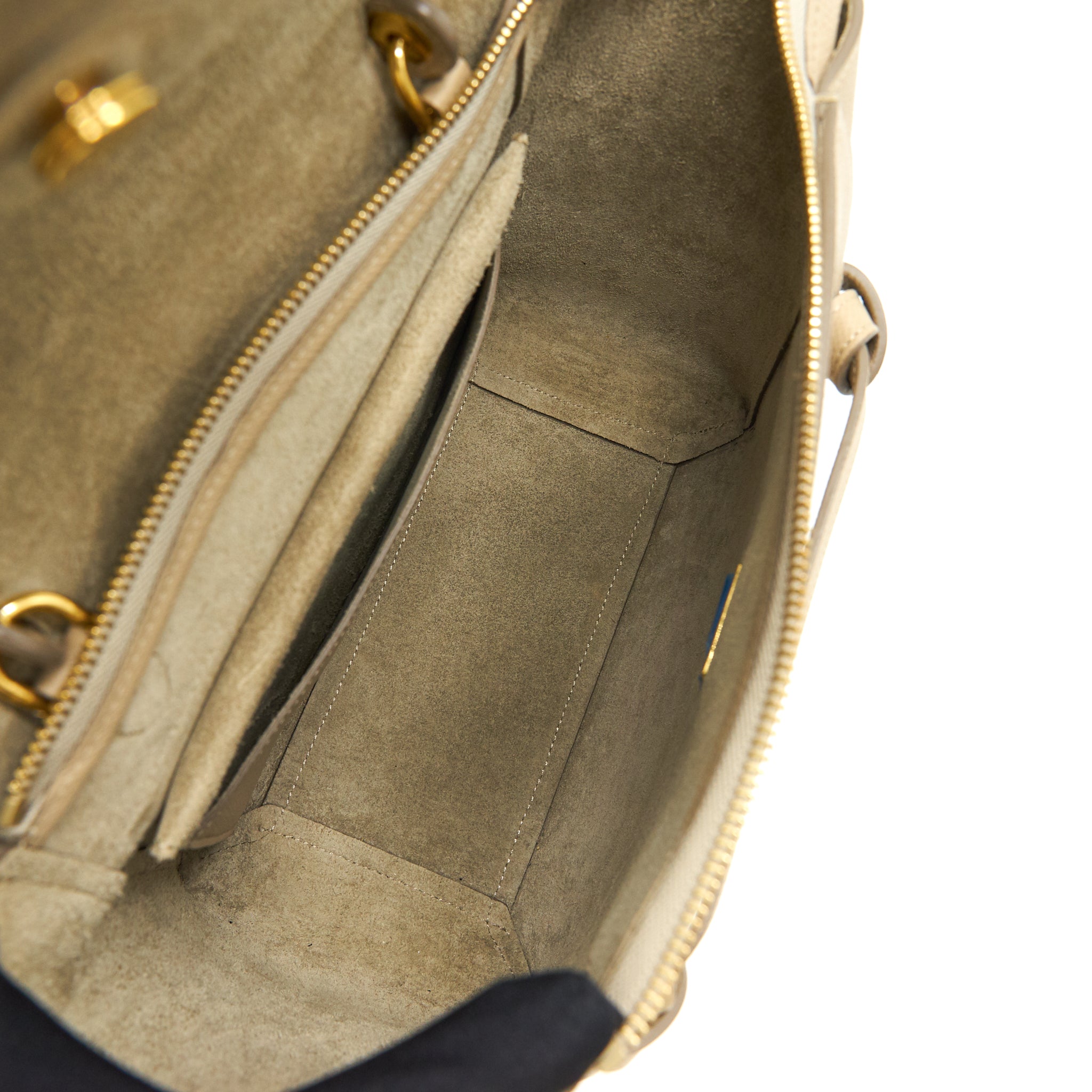 CELINE MICRO BELT BAG LIGHT TAUPE