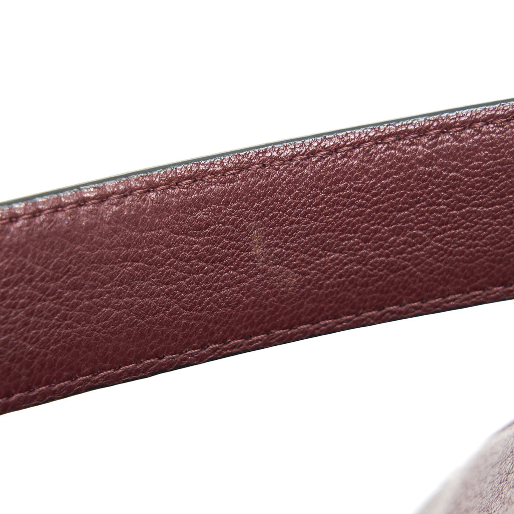 GIVENCHY ANTIGONA MEDIUM BURGUNDY TRAINED LEATHER HANDBAG