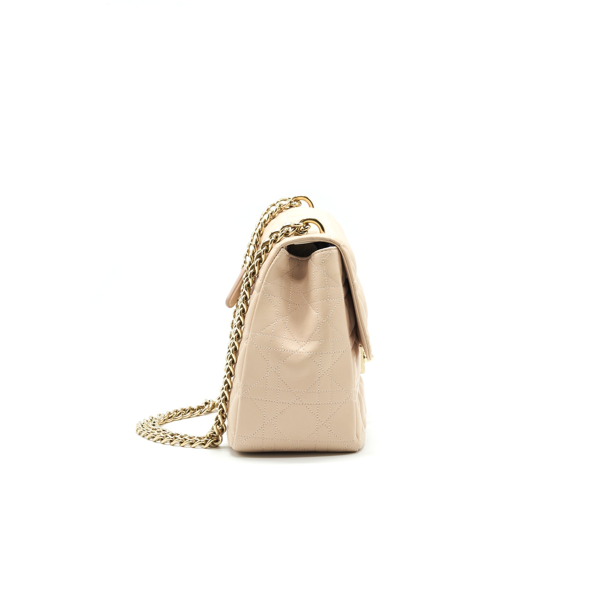 DIOR MISS DIOR MEDIUM FLAP BAG LIGHT PINK WITH LGHW