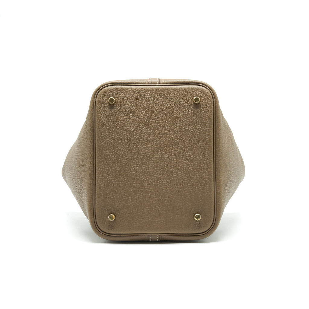 HERMES PICOTIN 22 ETOUPE GHW