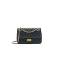 CHANEL SMALL 2.55 HANDBAG BLACK GHW SERIAL 23