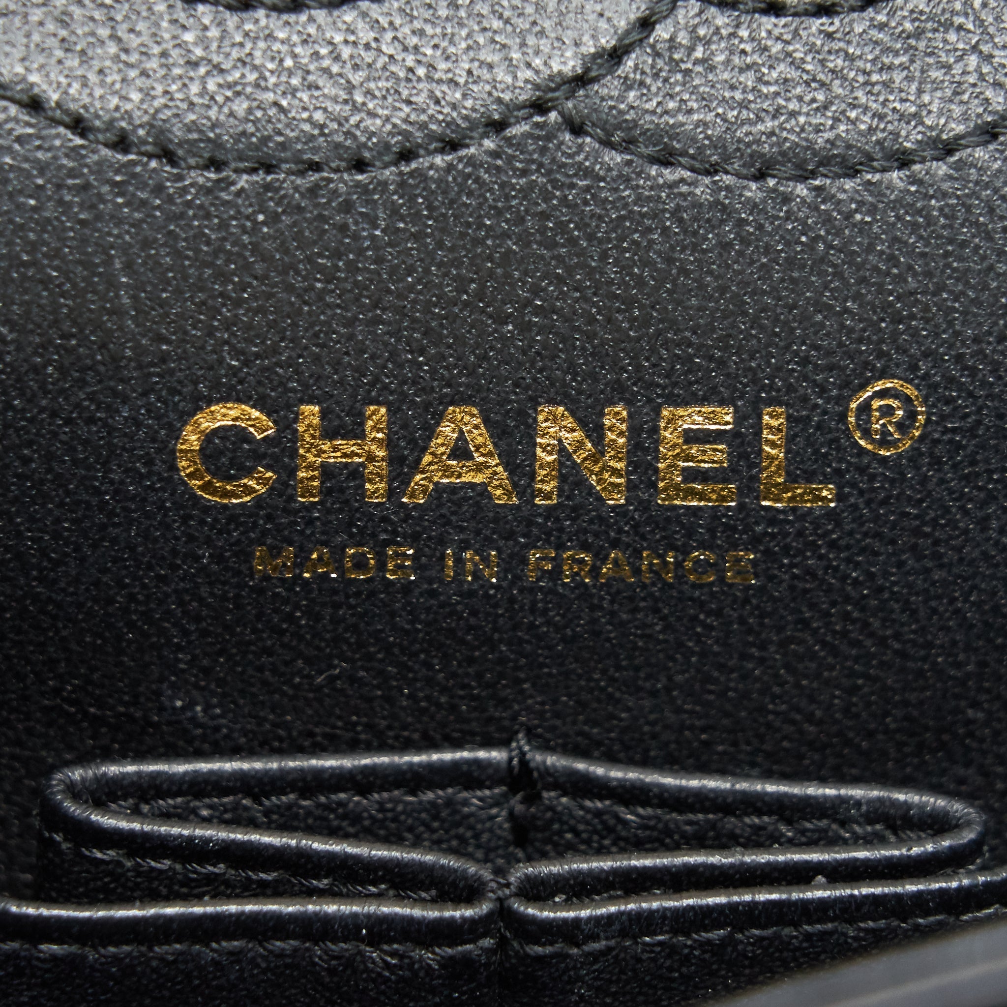 CHANEL SMALL 2.55 HANDBAG BLACK GHW SERIAL 23