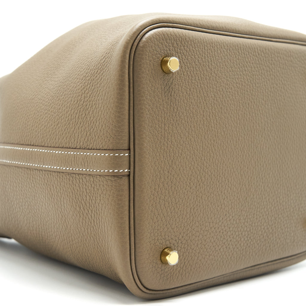 HERMES PICOTIN 22 ETOUPE GHW