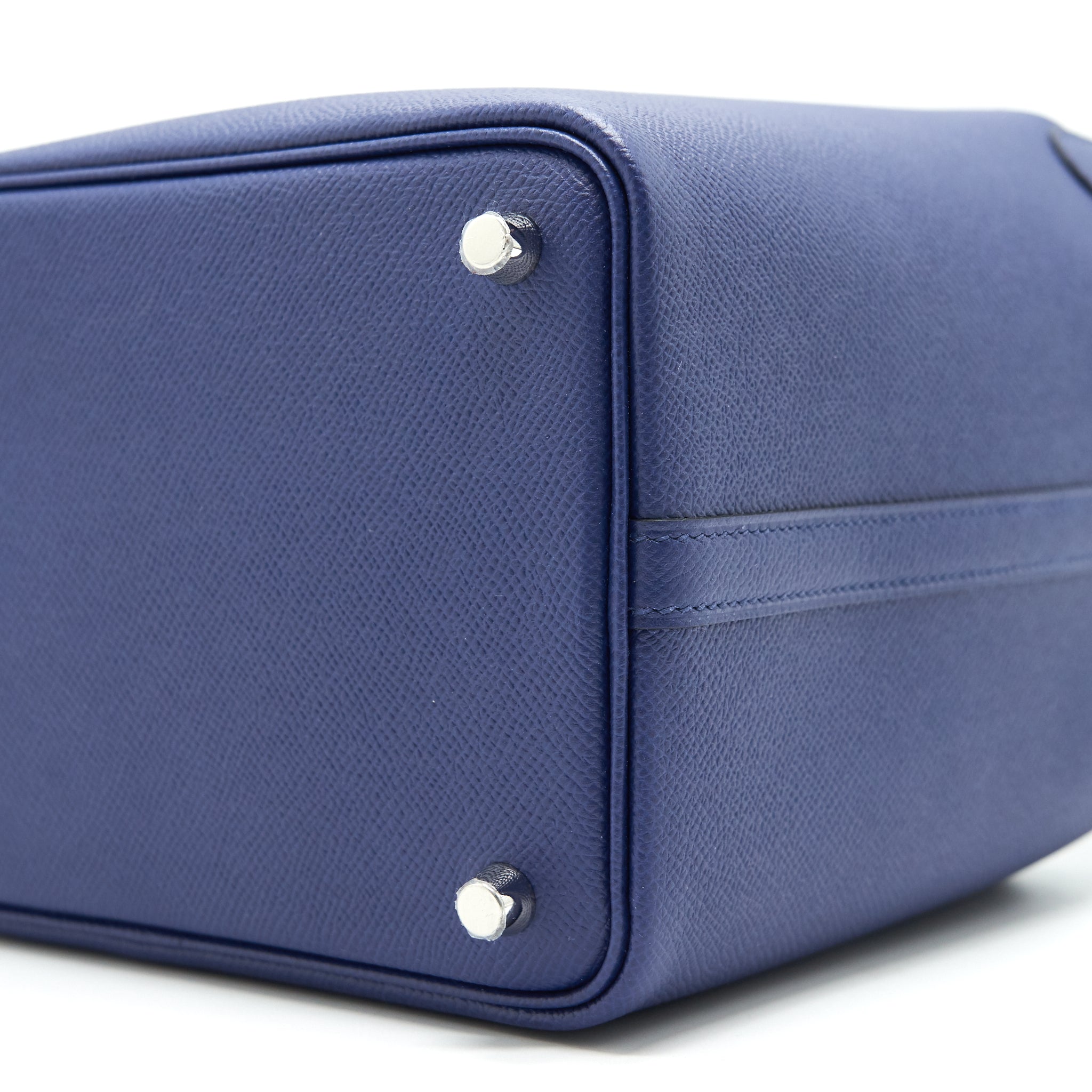 HERMES PICOTIN 18 BLUE ENCRE/BRIQUE/NIOR SHW