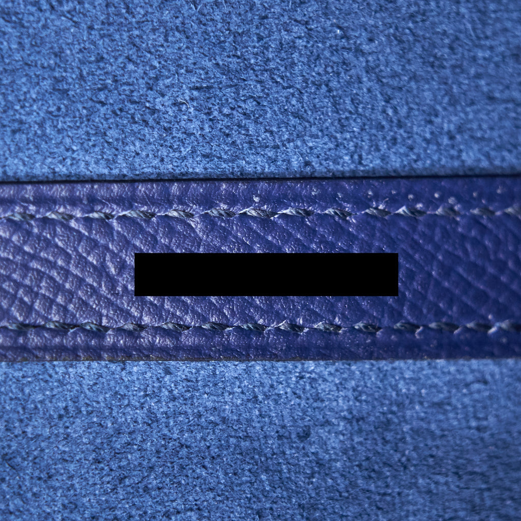 HERMES PICOTIN 18 BLUE ENCRE/BRIQUE/NIOR SHW