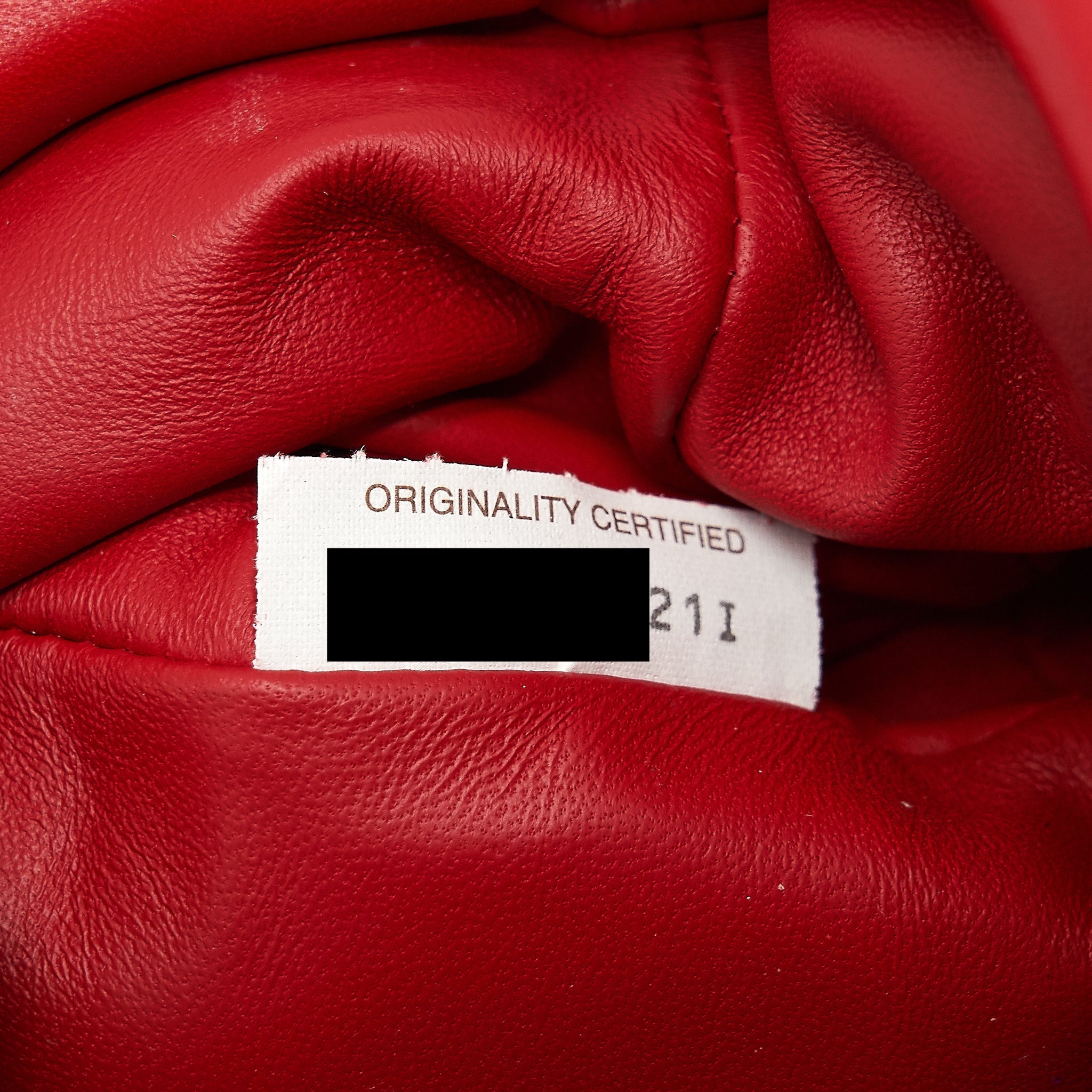 BOTTEG VENETA MINI POUCH RED
