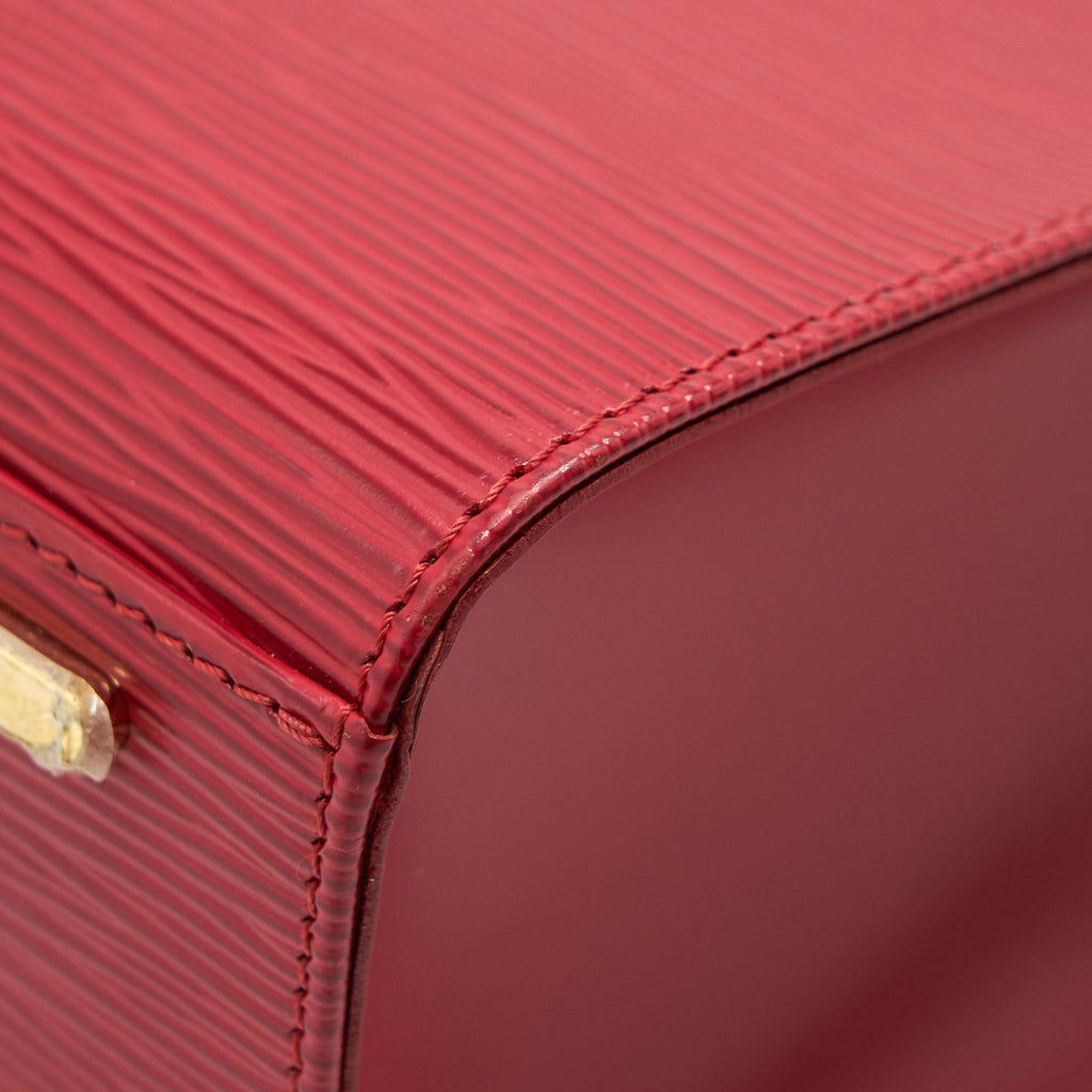 LOUIS VUITTON VINTAGE EPI RED HANDLE BAG