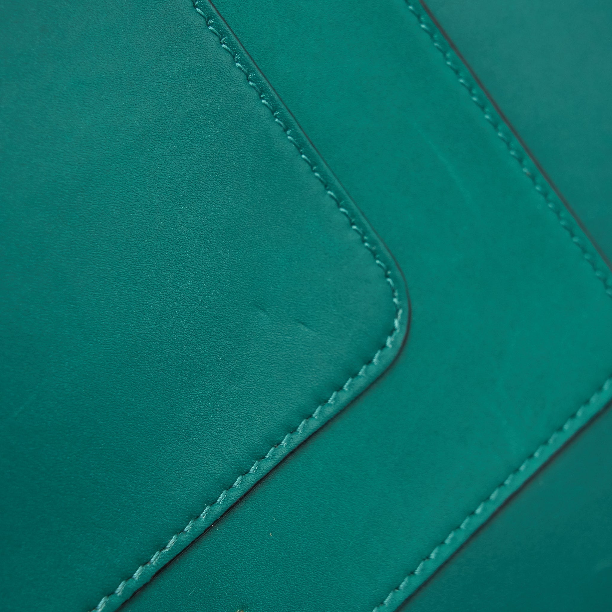 BVLGARI SERPENTI FLAP SHOULDER BAG GREEN