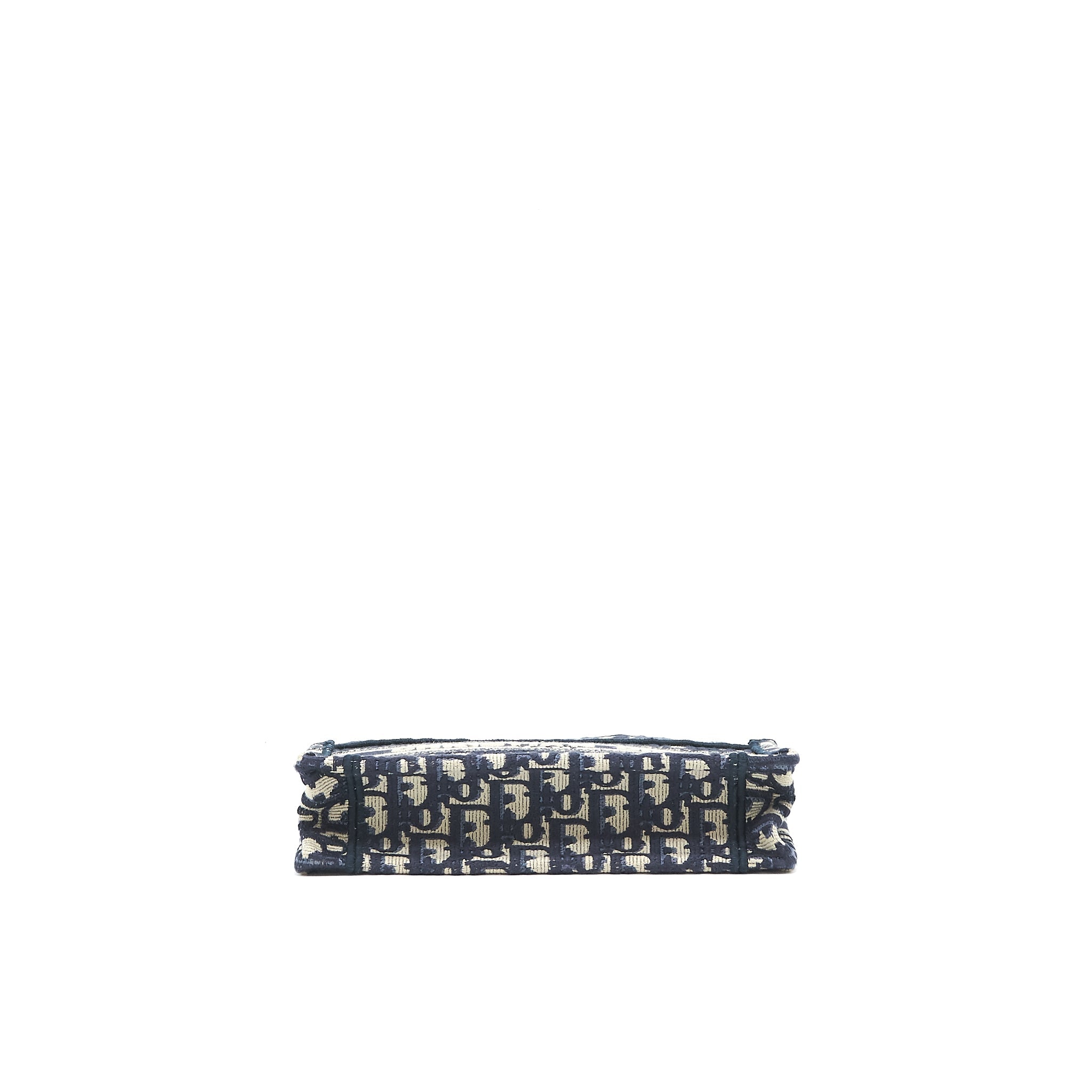 DIOR MINI BOOK TOTE BAG IN BLUE OBLIQUE