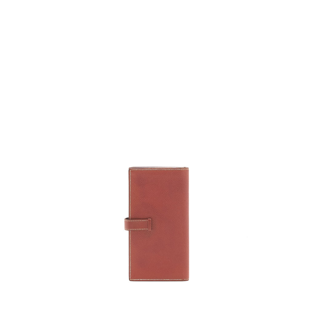 HERMES BEARN WALLET EPSOM BRIQUE SHW
