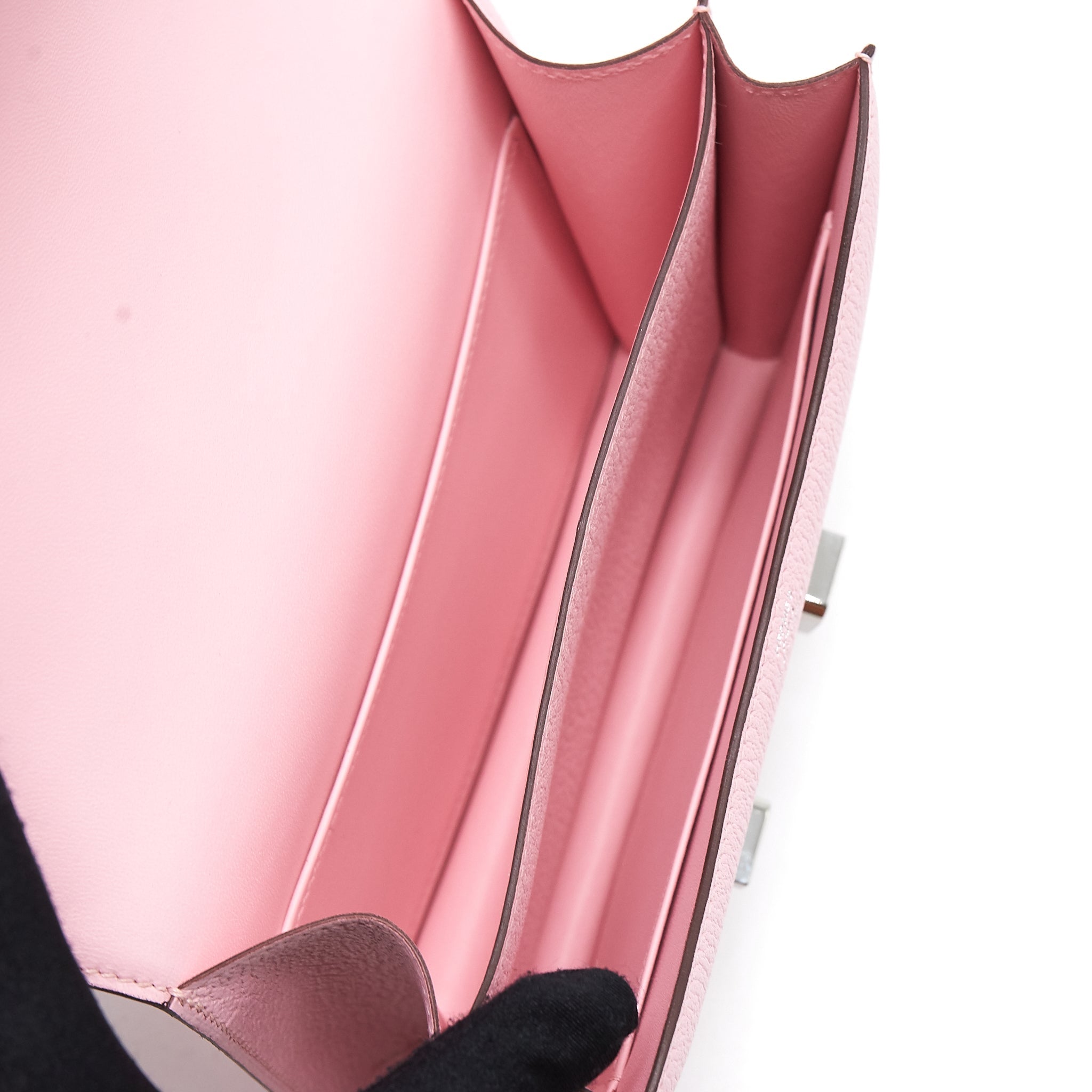 HERMES MINI CONSTANCE CHEVRON MYSORE 3Q ROSE SAKURA SHW