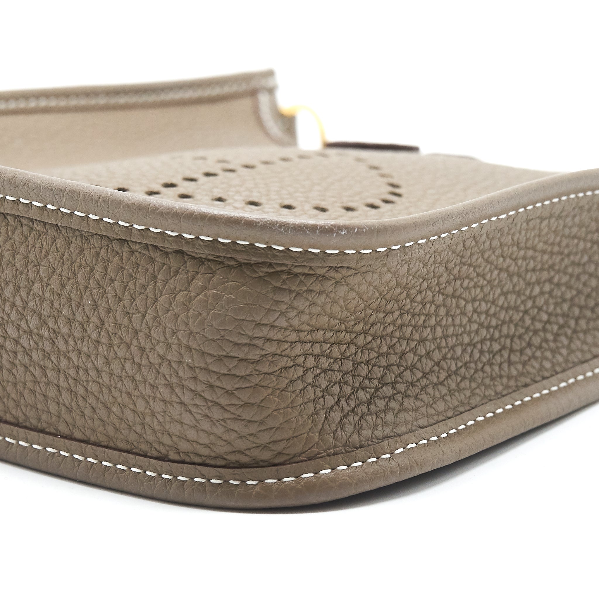 HERMES MINI EVELYNE 16 ETOUPE GHW