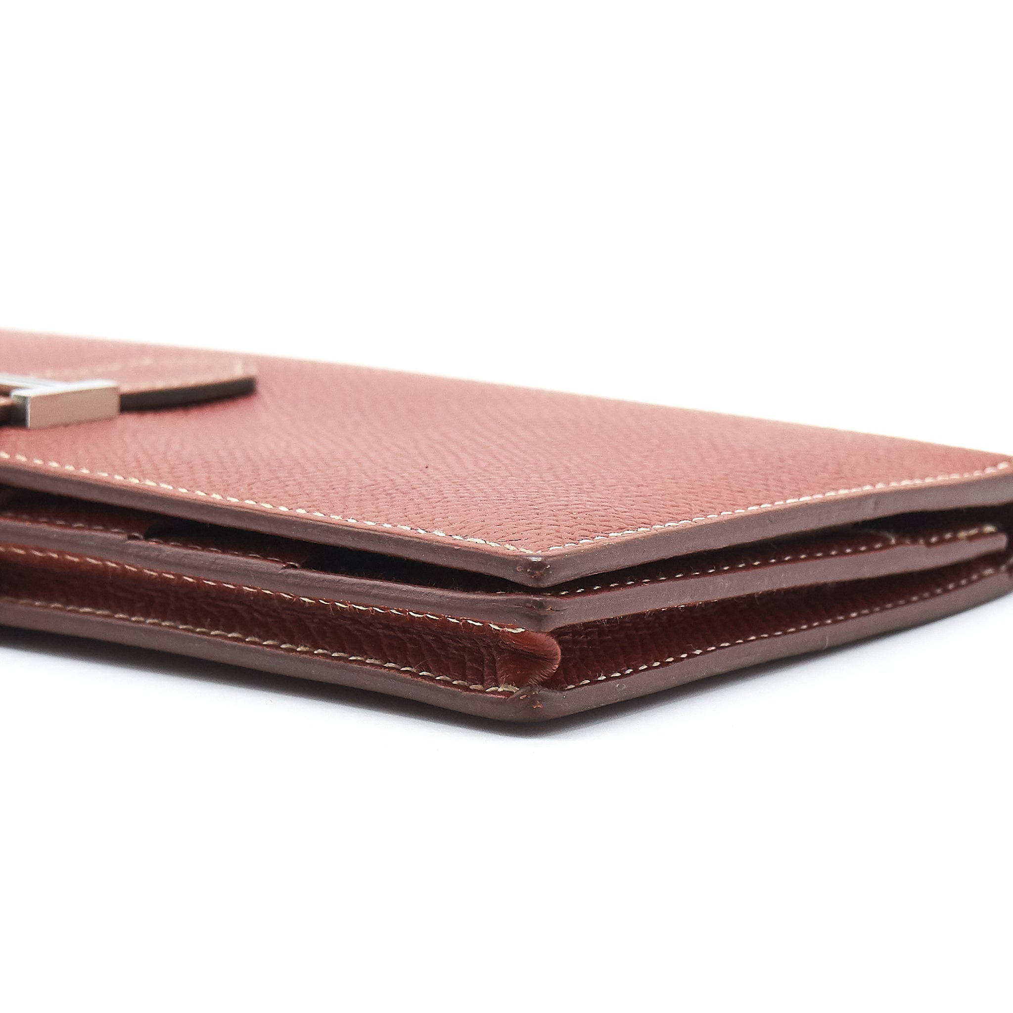 HERMES BEARN WALLET EPSOM BRIQUE SHW
