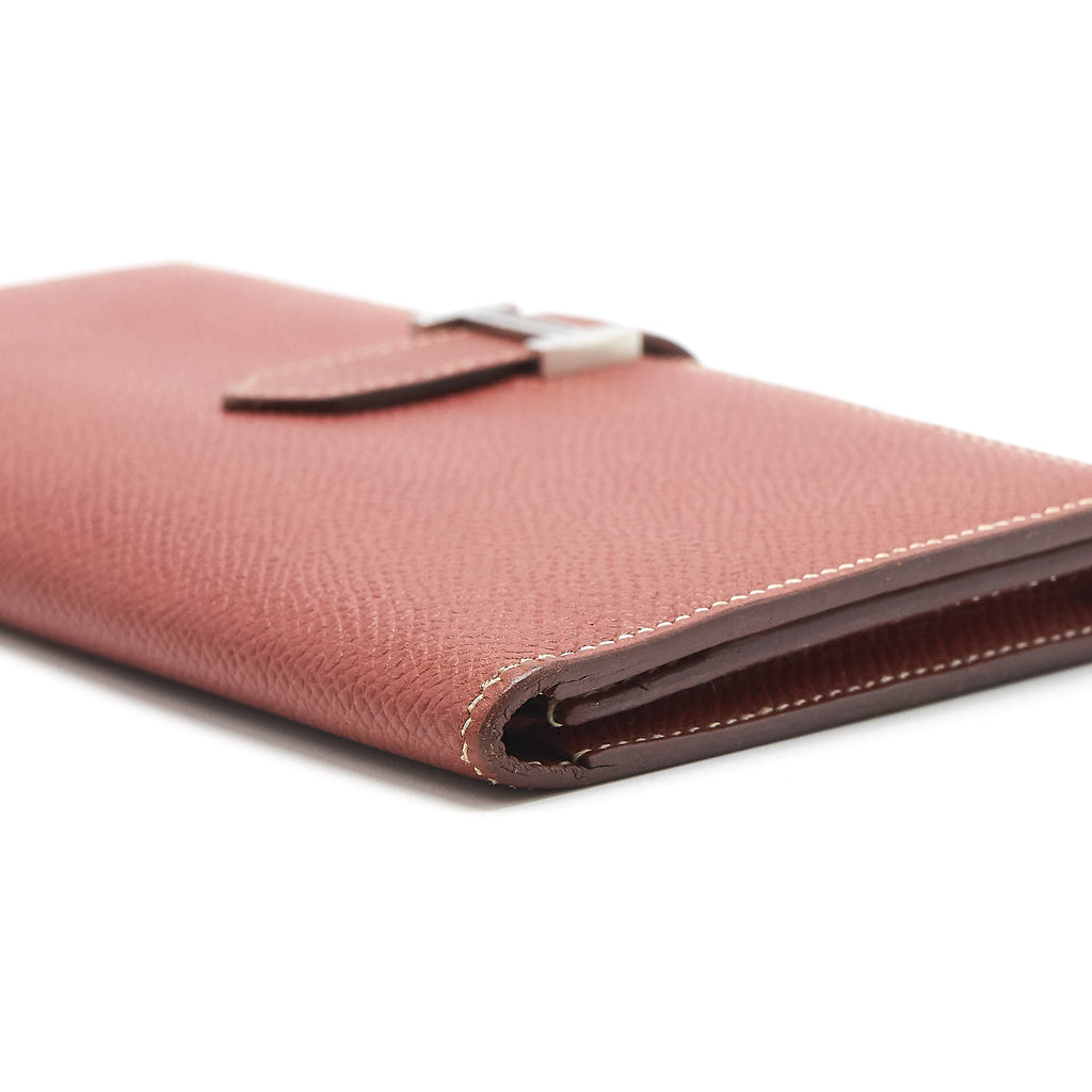 HERMES BEARN WALLET EPSOM BRIQUE SHW