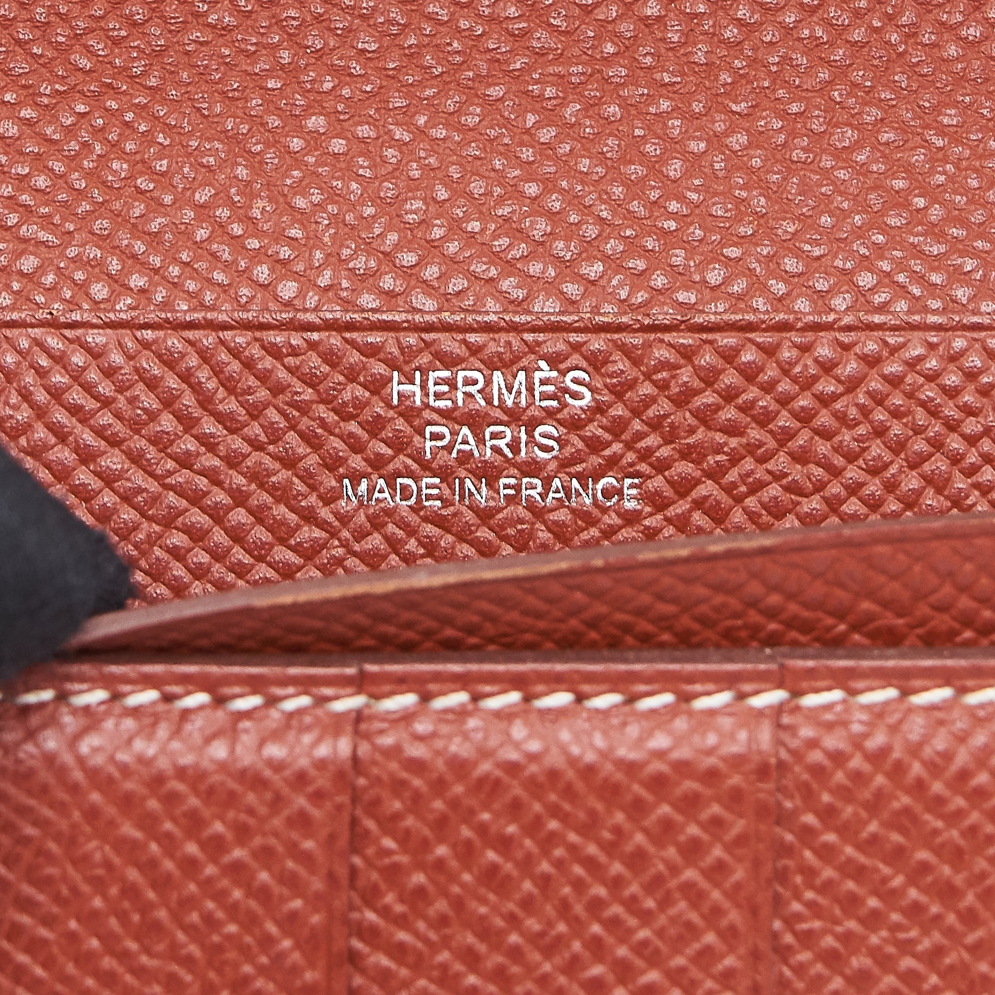HERMES BEARN WALLET EPSOM BRIQUE SHW