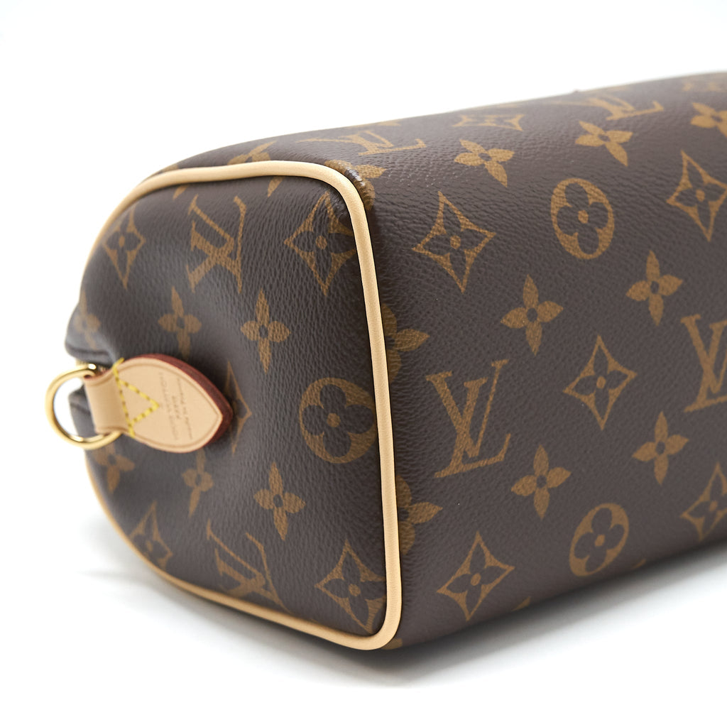 LOUIS VUITTON SPEEDY BANDOULIERE 20 MONOGRAM CANVAS WITH MULTICOLOUR STRAP
