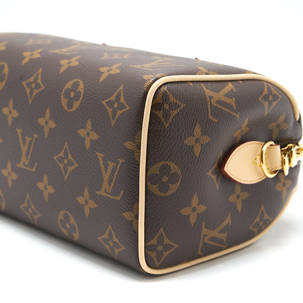 LOUIS VUITTON SPEEDY BANDOULIERE 20 MONOGRAM CANVAS WITH MULTICOLOUR STRAP