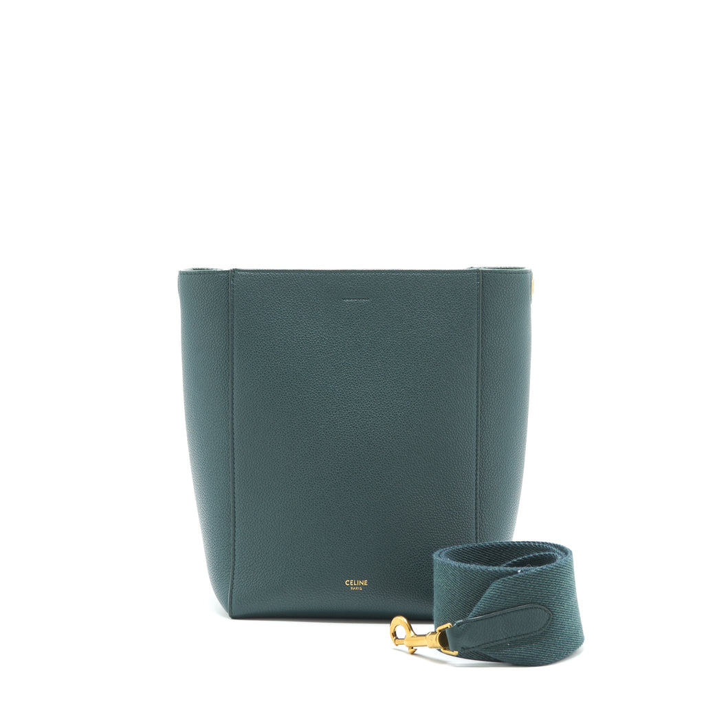 CELINE SMALL SANGLE BUCKET BAG AMAZON GHW