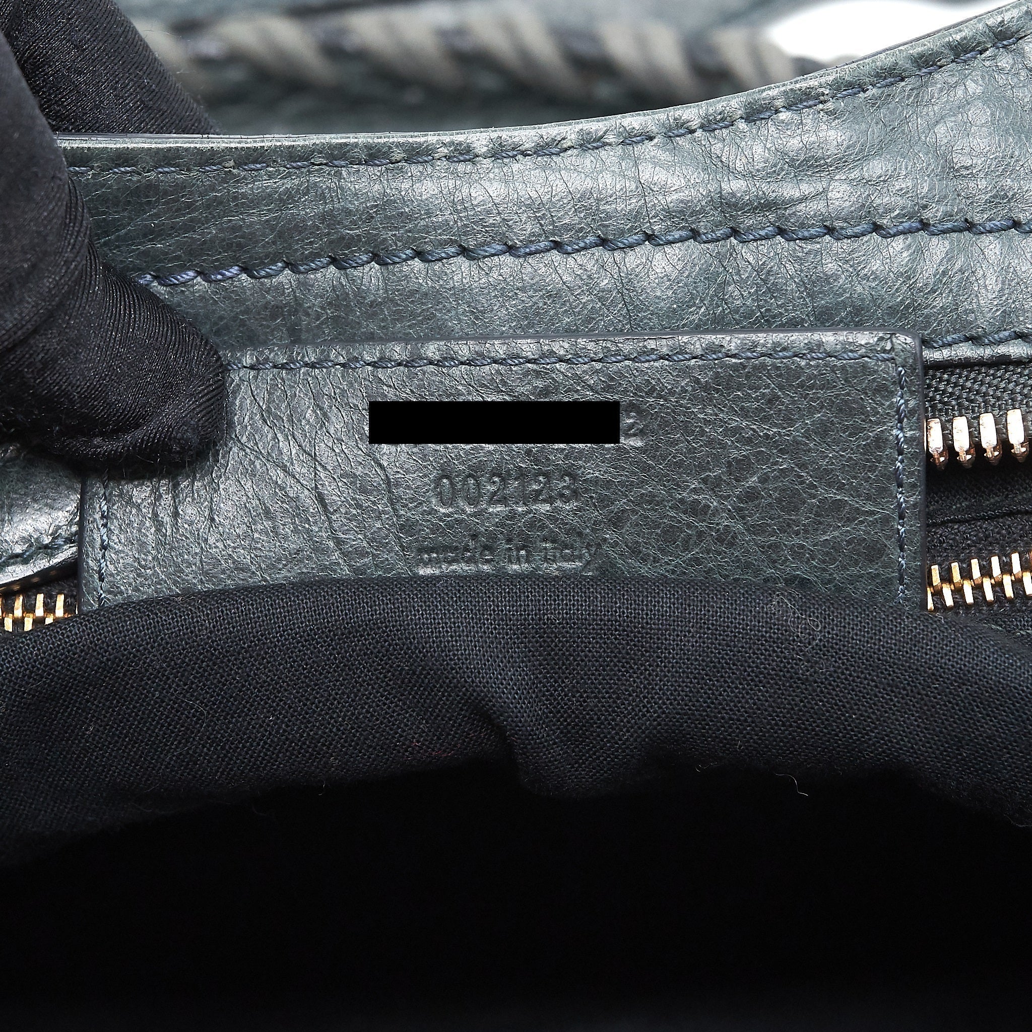BALENCIAGA TOTE BAG DARK GREY WITH GIANT STUD HARDWARE