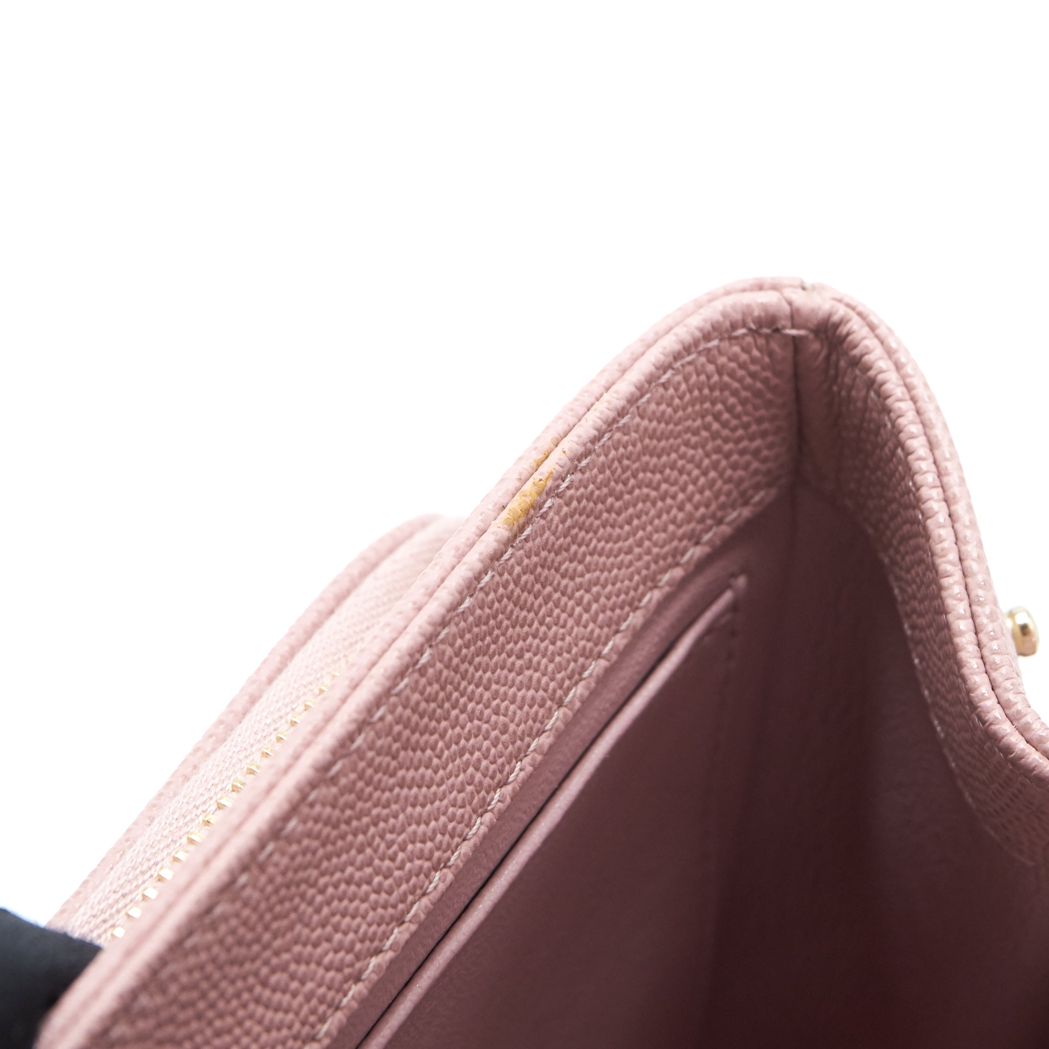 CHANEL SMALL BUSINESS AFFINITY FLAP BAG CAVIAR LIGHT PINK LGHW