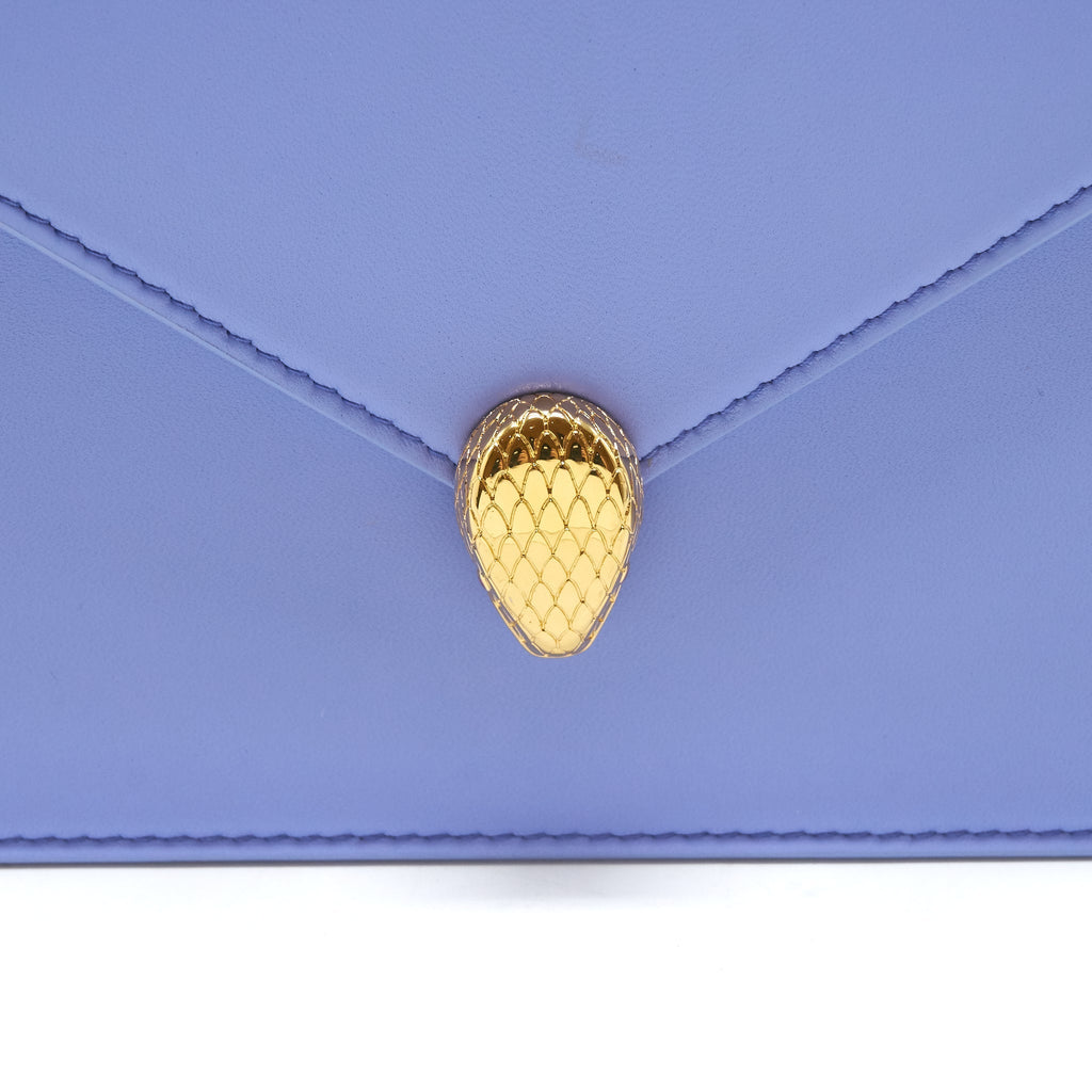BVLGARI SERPENTI FOREVER FLAP COVER BAG LAVENDER GHW