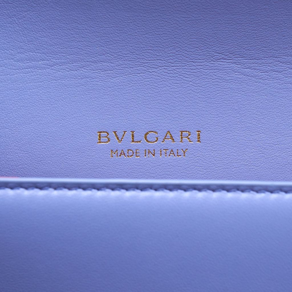 BVLGARI SERPENTI FOREVER FLAP COVER BAG LAVENDER GHW