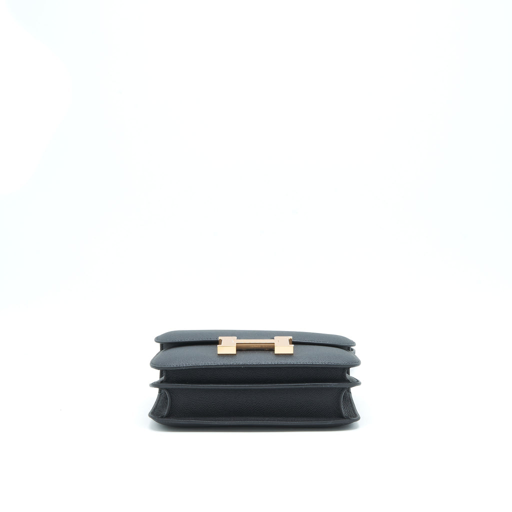 HERMES CONSTANCE MINI EPSOM BLACK RGHW