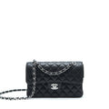 CHANEL SMALL CLASSIC FLAP BAG CAVIAR BLACK SHW(MICROCHIP)