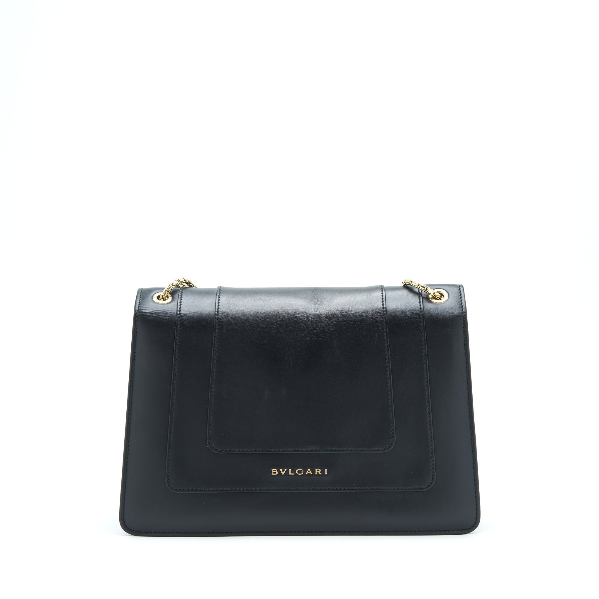 BVLGARI SERPENTI SHOULDER BAG BLACK