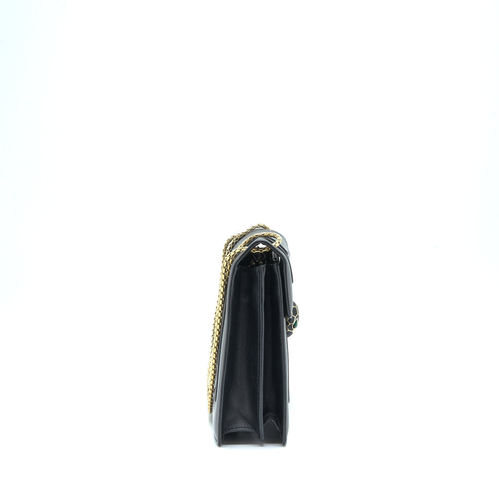 BVLGARI SERPENTI SHOULDER BAG BLACK