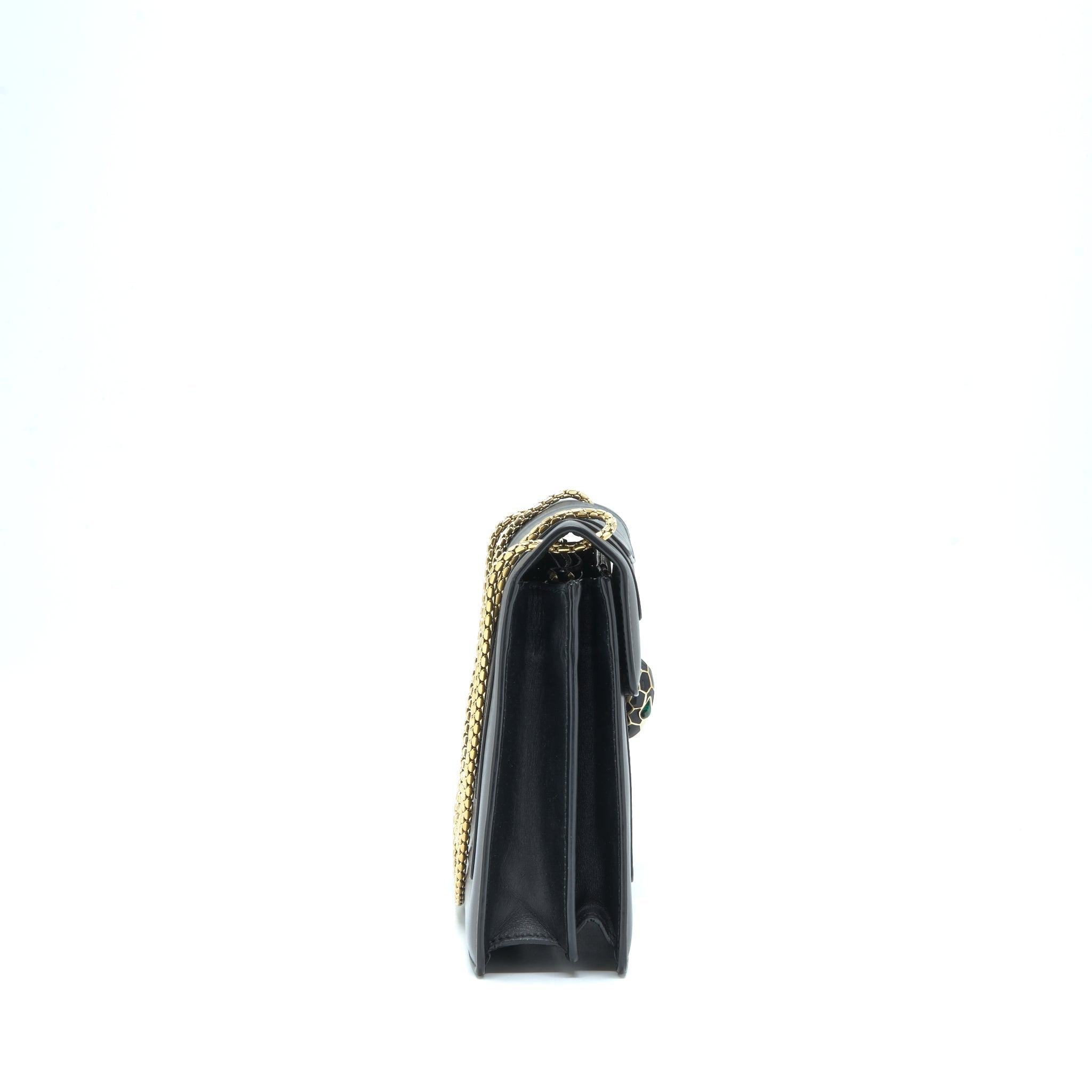 BVLGARI SERPENTI SHOULDER BAG BLACK