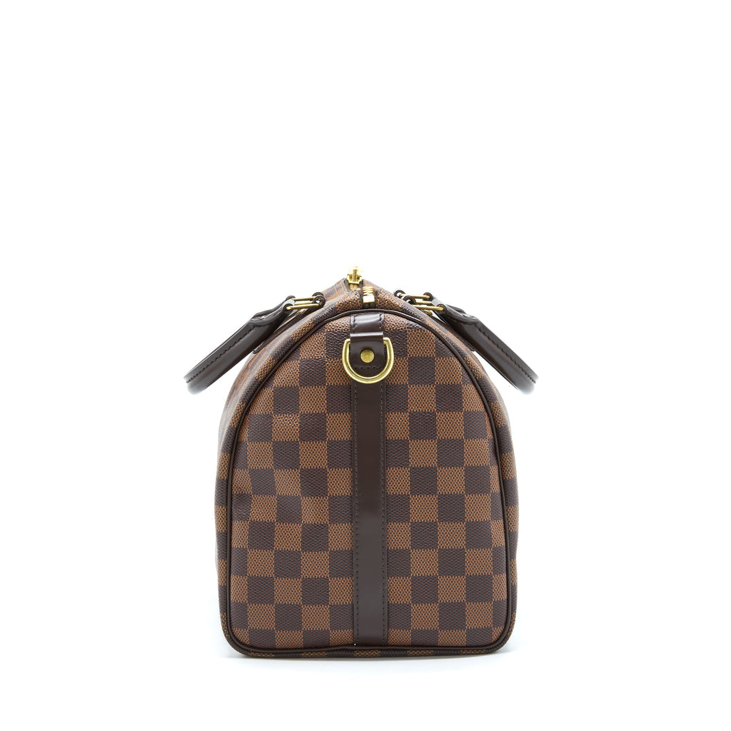 LOUIS VUITTON SPEEDY BANDOULIERE 30 DAMIER EBENE CANVAS