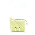 HERMES MINI CONSTANCE CHEVRE MYSORE R9 JAUNE BOURGE SHW