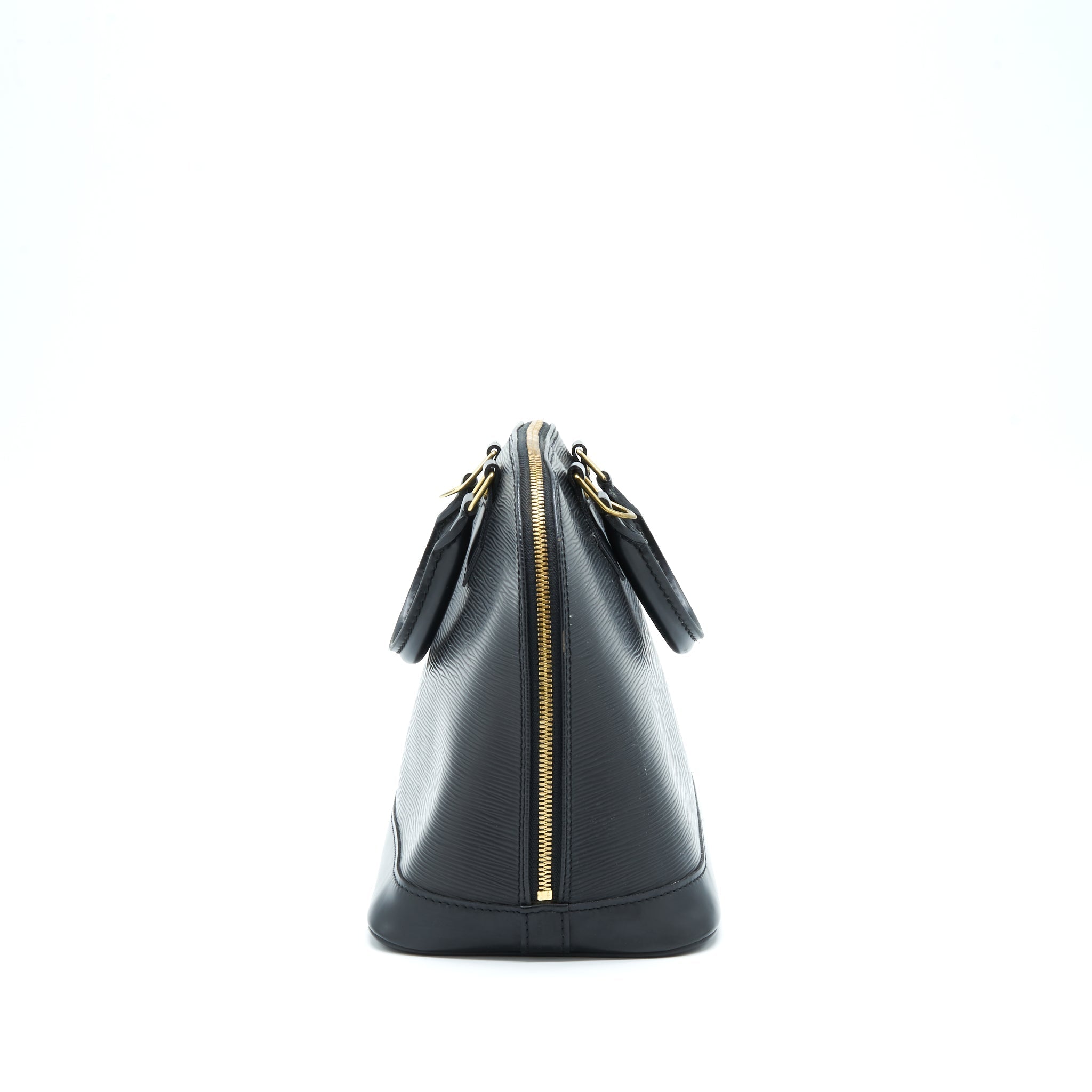 LOUIS VUITTON ALMA BAG EPI BLACK GHW