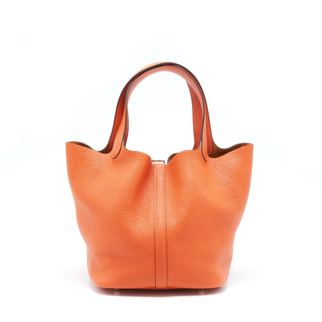 HERMES PICOTIN 22 CLEMENCE ORANGE SHW