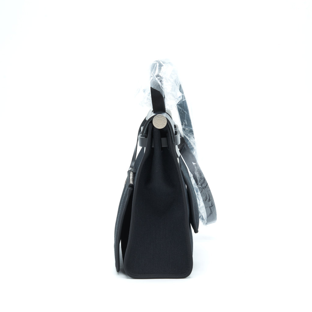 HERMES HERBAG ZIP 31 BAG BLACK SHW
