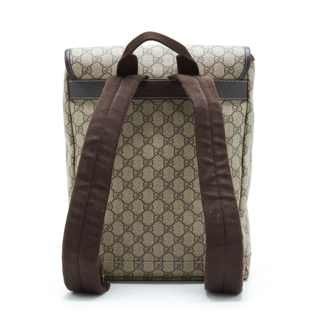 GUCCI BACKPACK GG SUPREME CANVAS GHW