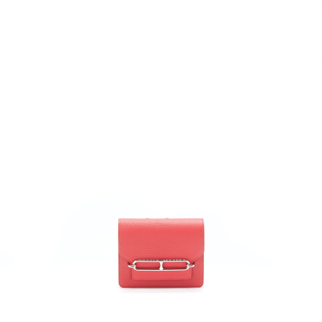 HERMES ROULIS SLIM EVERCOLOR ROSE TEXAS SHW
