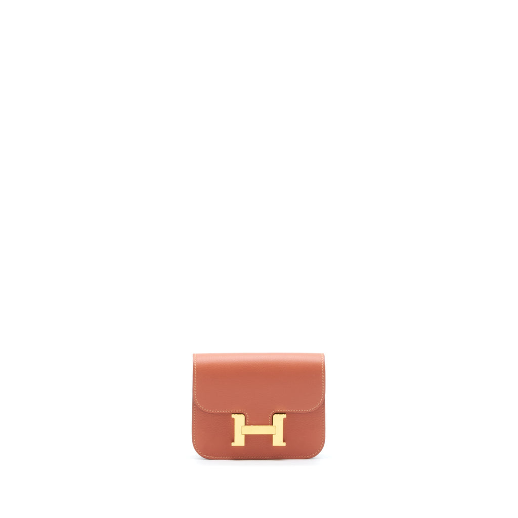 HERMES CONSTANCE SLIM EVERCOLOR BLUSH / BLUE FRIDA GHW