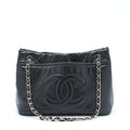 CHANEL TIMELESS SOFT SHOPPER TOTE CAVIAR BLACK SHW