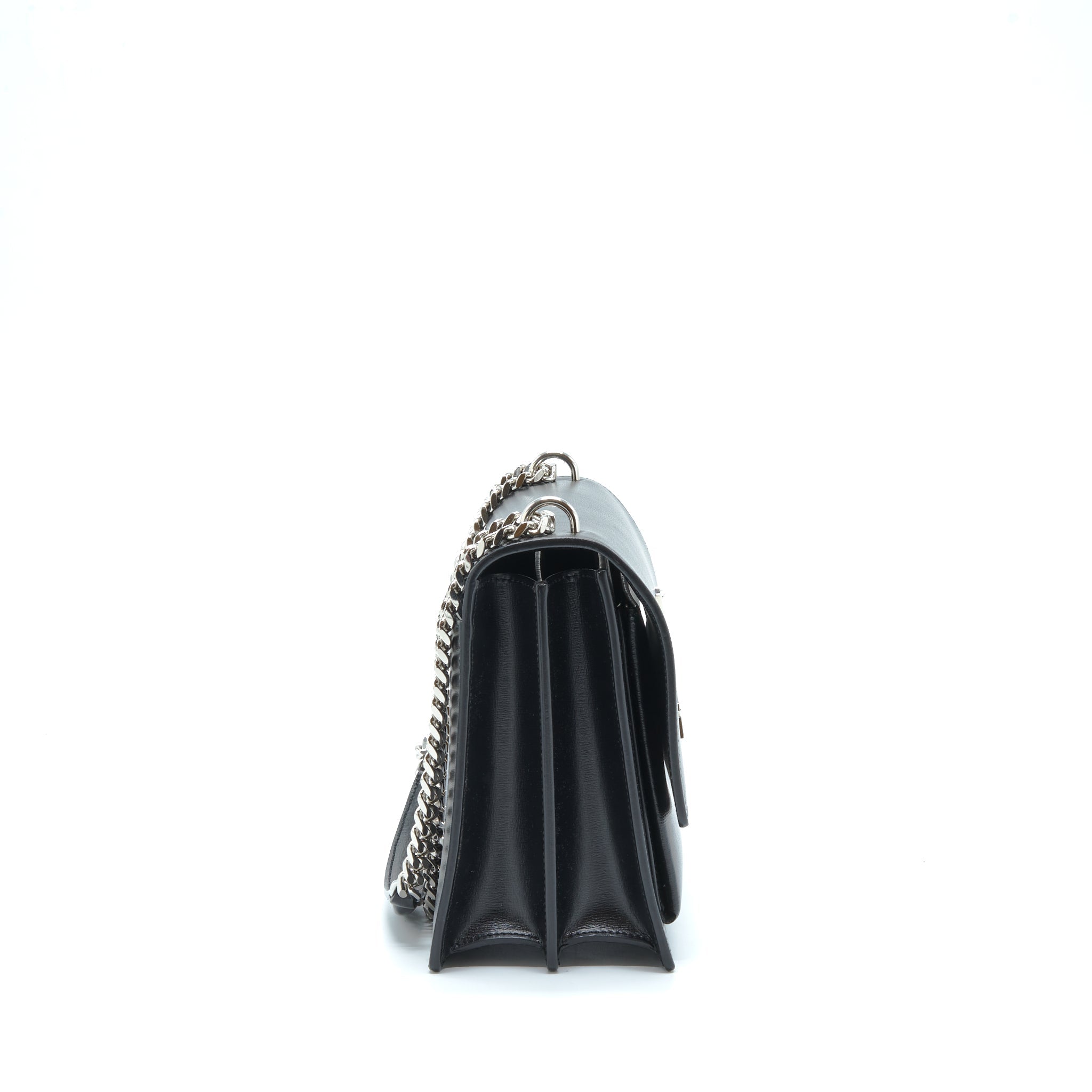 SAINT LAURENT/YSL MEDIUM SUNSET BAG CALFSKIN BLACK SHW