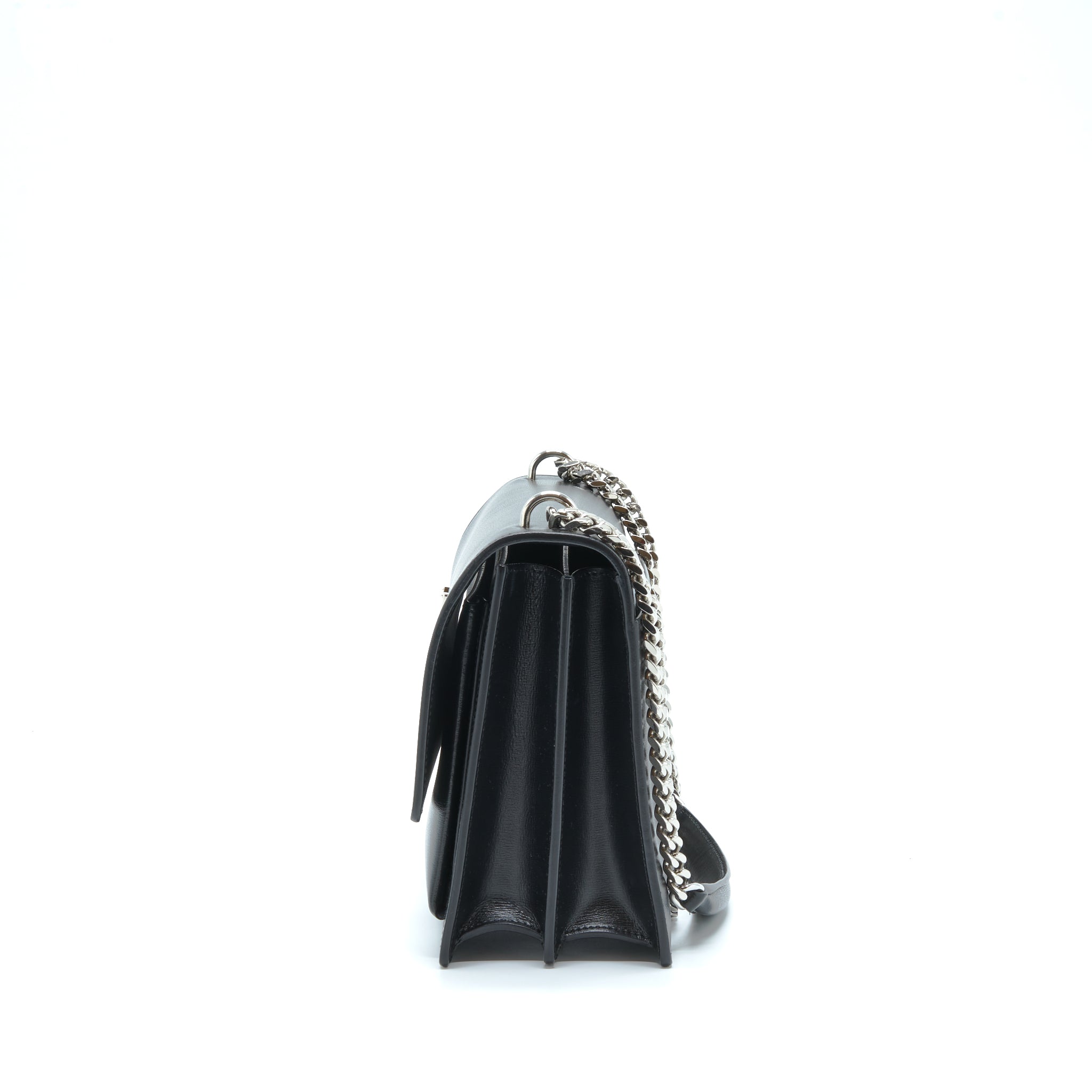 SAINT LAURENT/YSL MEDIUM SUNSET BAG CALFSKIN BLACK SHW